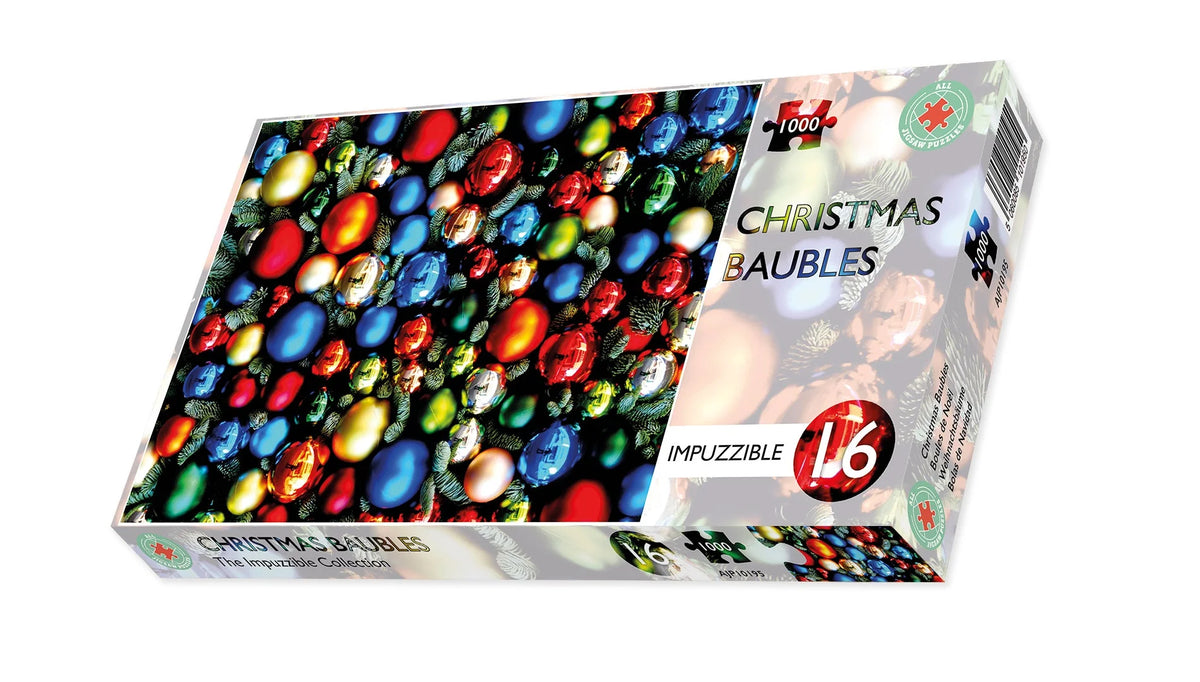 AJP - Christmas Baubles 1000 Piece Impossipuzzle Jigsaw
