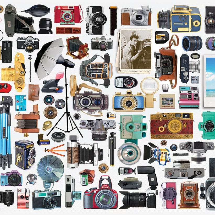 Eurographics - Classic Camera Tin 550 Piece Jigsaw Puzzle image 1