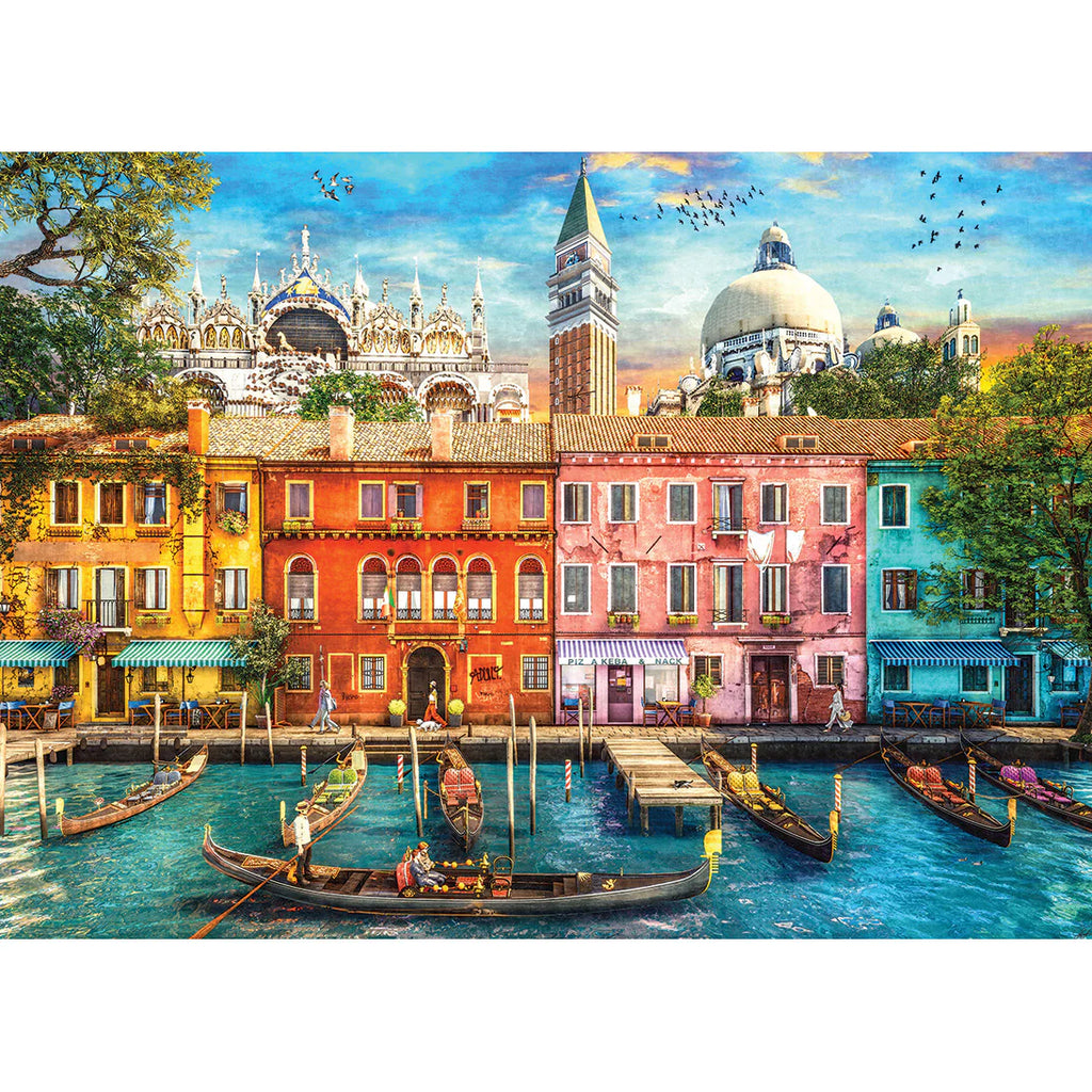 Gibson - Colours of Venice 1000 Piece Jigsaw Puzzle image 1