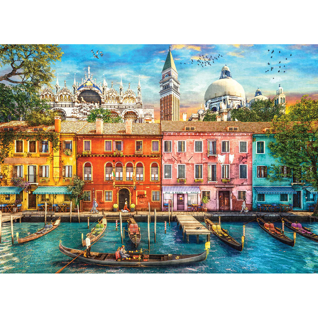 Gibson - Colours of Venice 1000 Piece Jigsaw Puzzle image 1