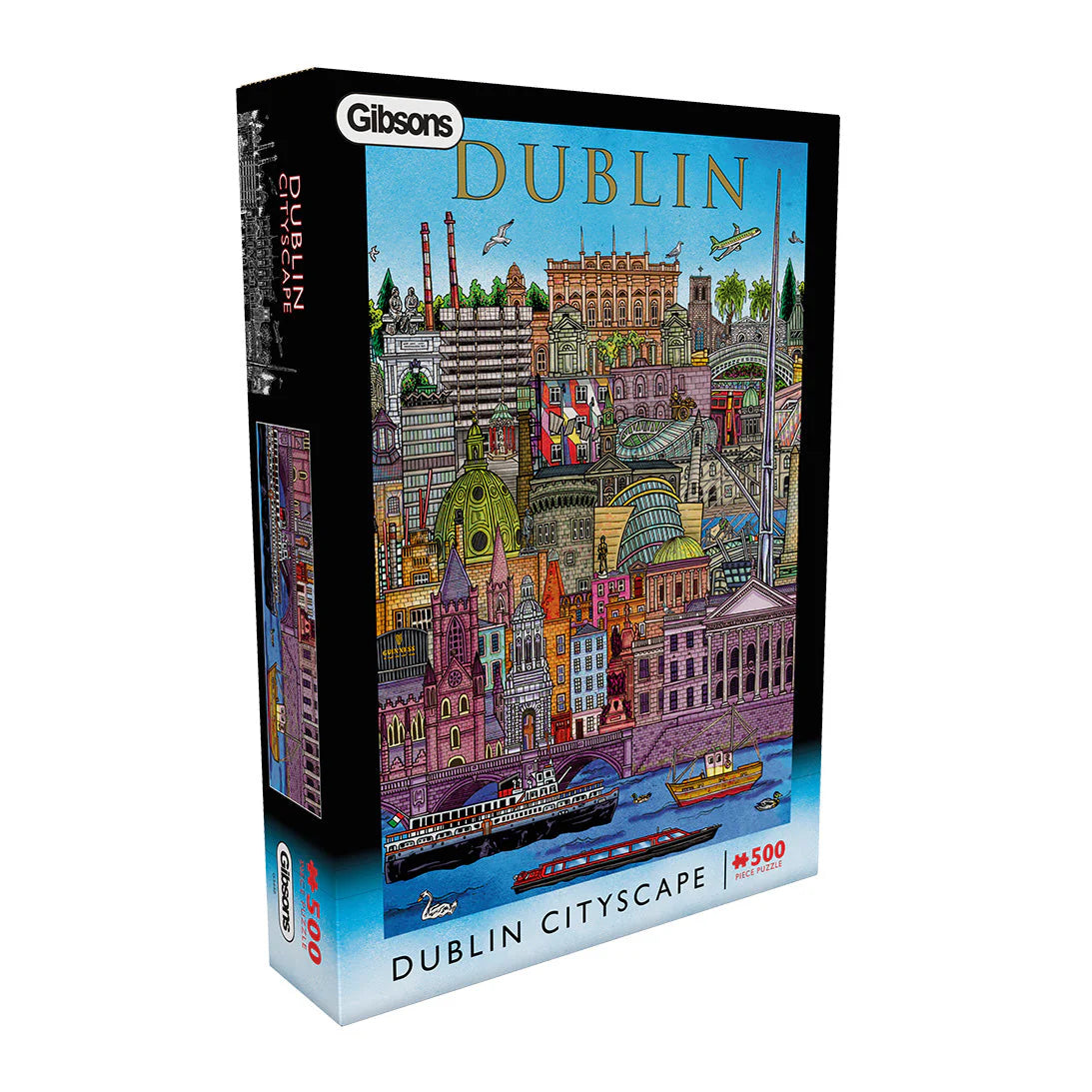 Gibson - Dublin Cityscapes 500 Piece Jigsaw Puzzle image 0