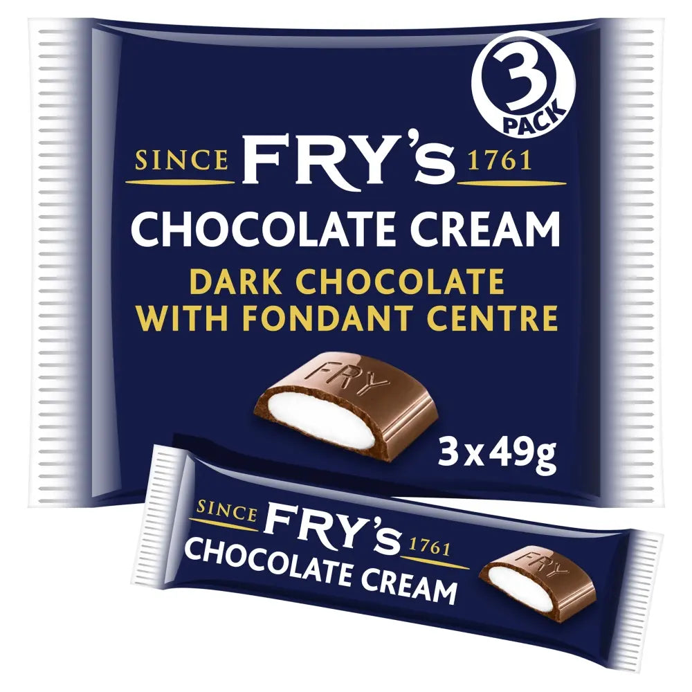 Fry's Chocolate Cream 3 Pack - 147g