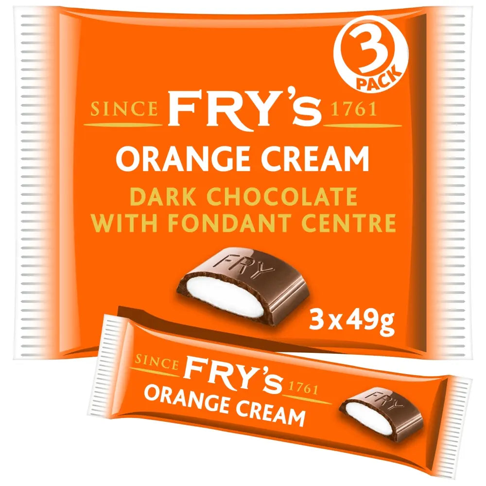 Fry's Orange Cream Bar 3 Pack - 147g