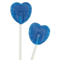 Blue Raspberry Love Heart Lollies - 5g