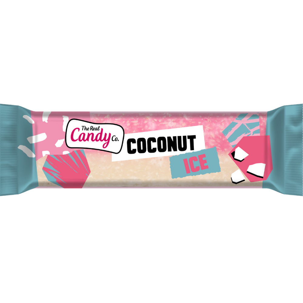 The Real Candy Co Coconut Ice Bar - 130g