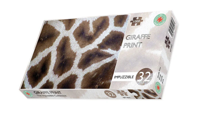Giraffe Print - 1000 Piece Impossipuzzle Jigsaw