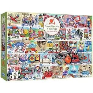 Gibson - Space Hoppers & Scooters 1000 Piece Jigsaw Puzzle image 0
