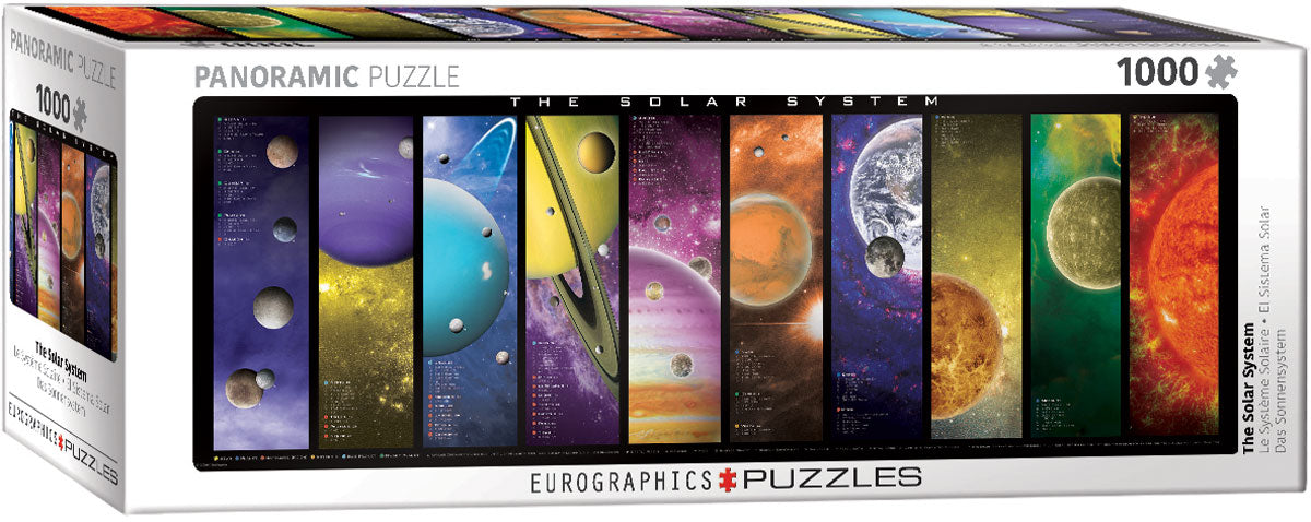 Eurographics - Solar System 1000 Piece Panoramic Jigsaw Puzzle image 0