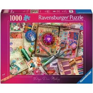 Ravensburger - Vintage Dressmaking 1000 Piece Jigsaw Puzzle image 0