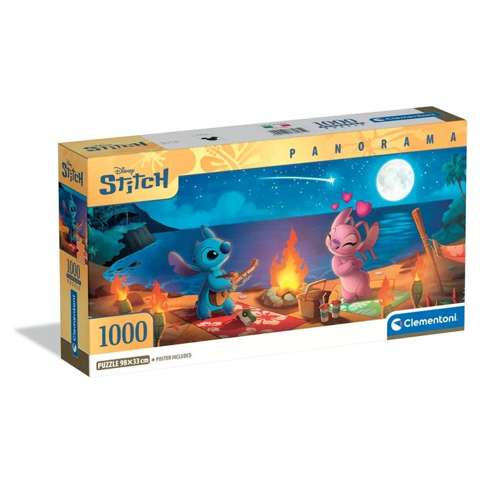 Clementoni - Disney Stitch Panorama 1000 Piece Jigsaw Puzzle