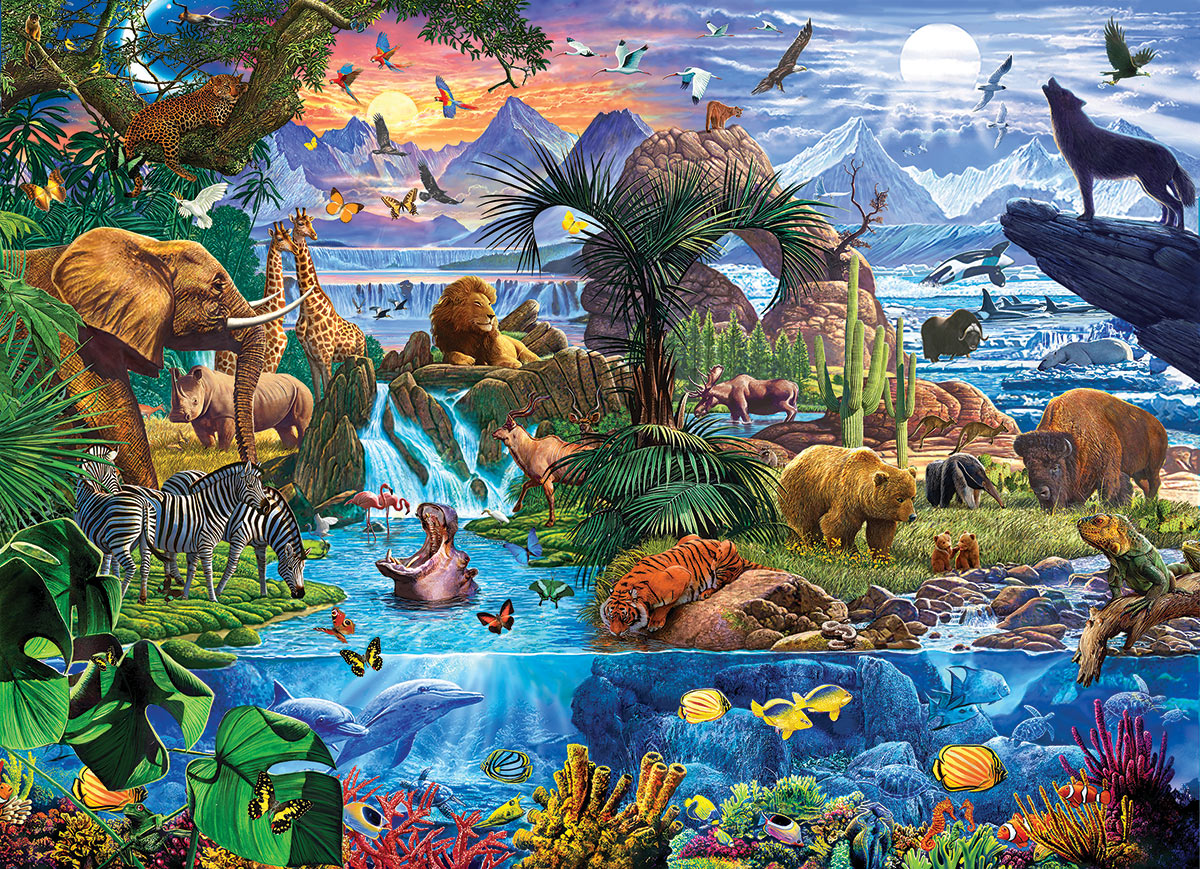 Eurographics - Earth Wildlife 5000 Piece Jigsaw Puzzle image 1