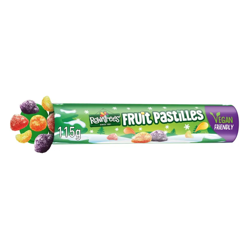 Rowntree's Fruit Pastilles Sweets Giant Tube - 115g