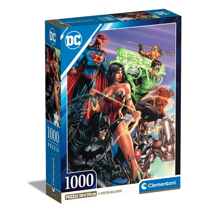Clementoni - Justice league 1000 Piece Jigsaw Puzzle