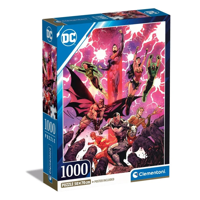 Clementoni - Justice league 1000 Piece Jigsaw Puzzle