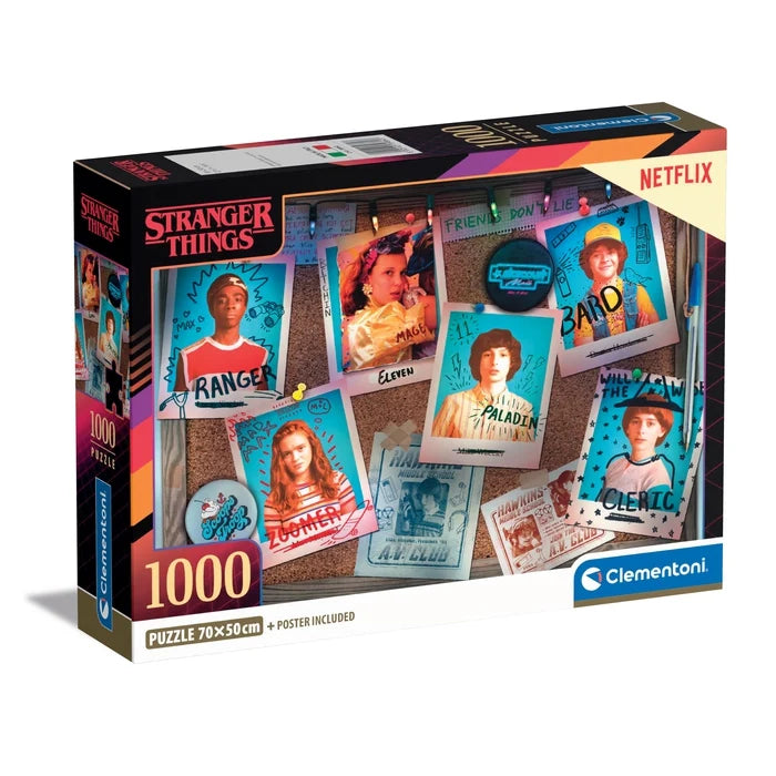 Clementoni - Stranger Things 1000 Piece Jigsaw Puzzle