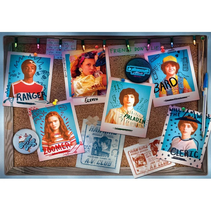 Clementoni - Stranger Things 1000 Piece Jigsaw Puzzle