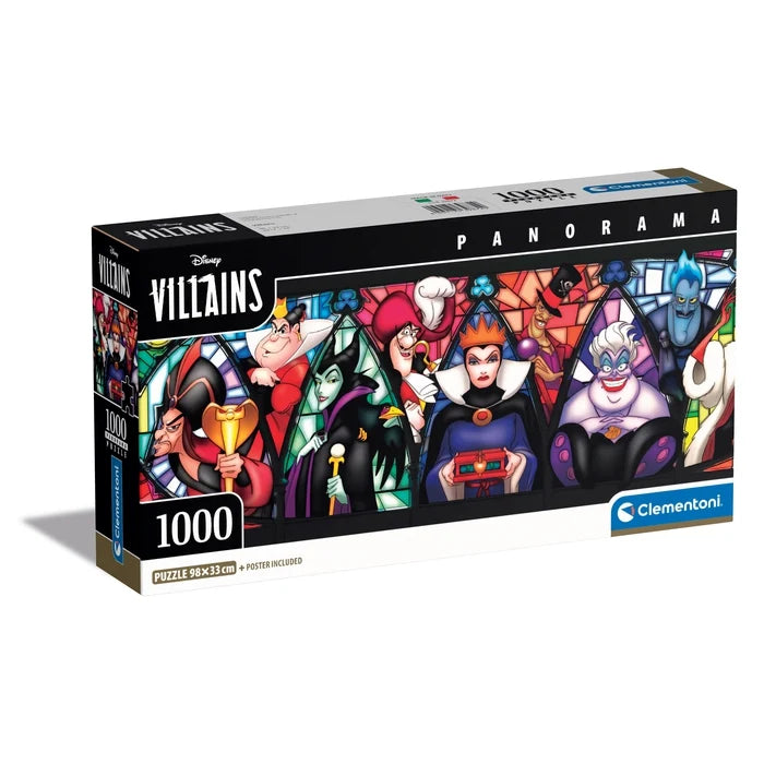 Clementoni - Villians 1000 Piece Jigsaw Puzzle