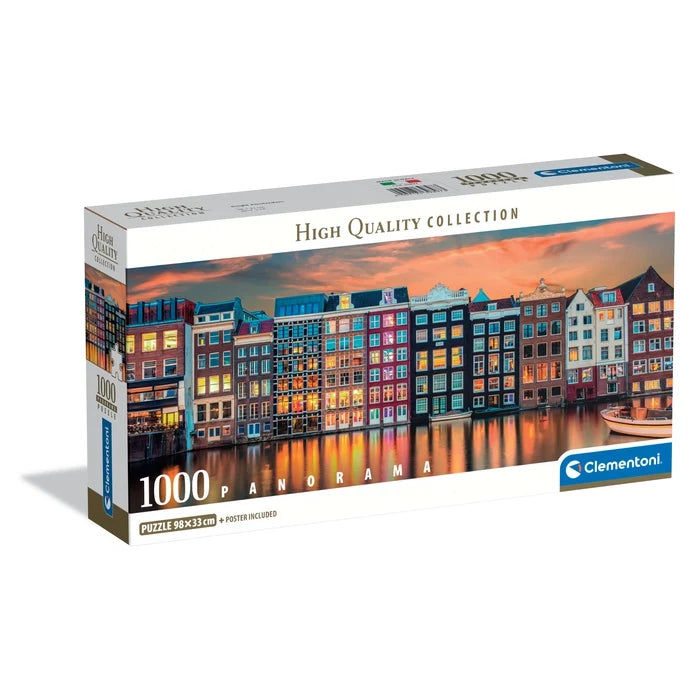 Clementoni - Bright Amsterdam 1000 Piece Jigsaw Puzzle