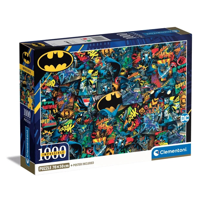 Clementoni - Batman Impossipuzzle 1000 Piece Jigsaw Puzzle