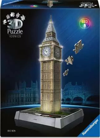 Ravensburger - 3D Big Ben Light Up 216 Piece Jigsaw Puzzle