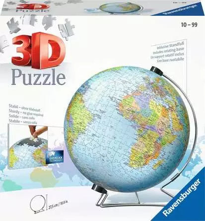 Ravensburger - 3D Childrens Globe 550 Piece Jigsaw Puzzle