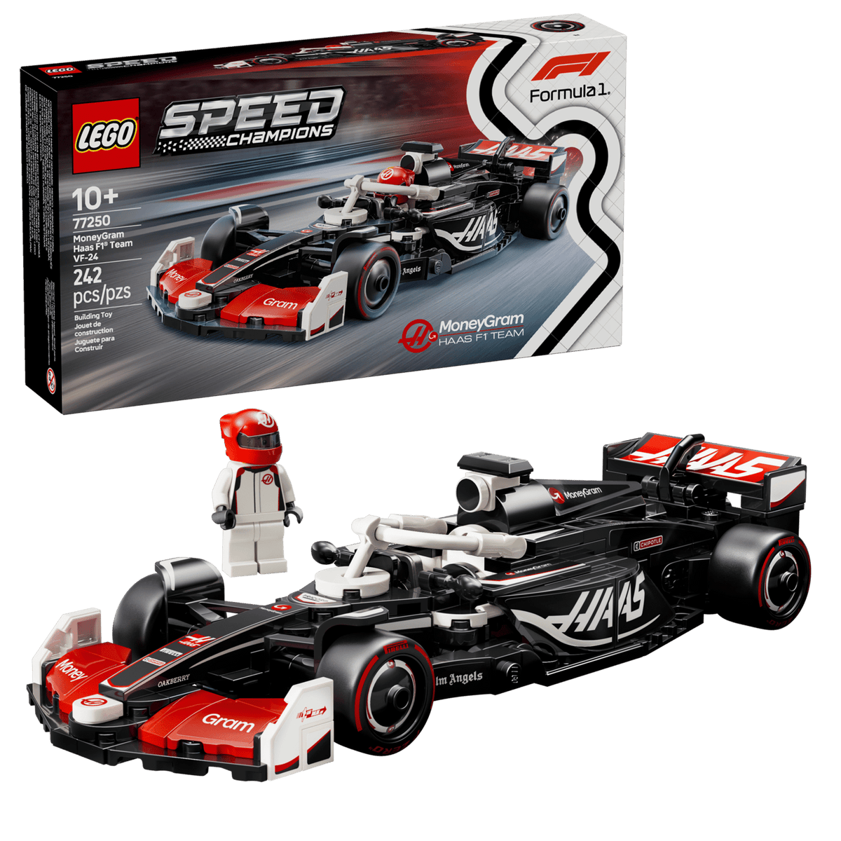 Lego - Speed Champion: MoneyGram Haas F1 Team VF-24 Race Car 77250