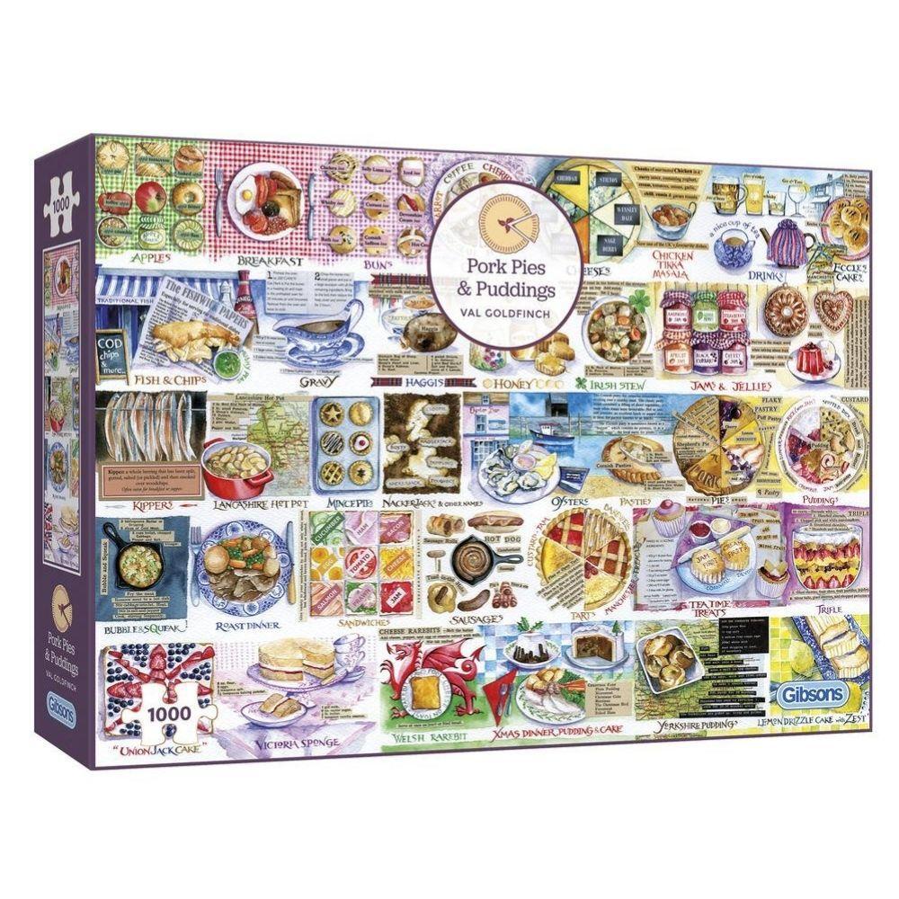 Gibson - Pork Pies & Puddings 1000 Piece Jigsaw Puzzle image 0