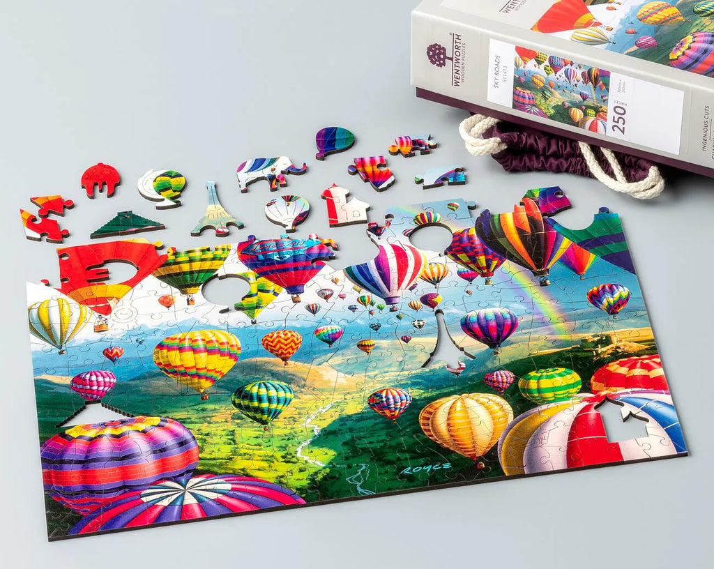 Wentworth - Sky Roads 250 Piece Wooden Jigsaw Puzzle