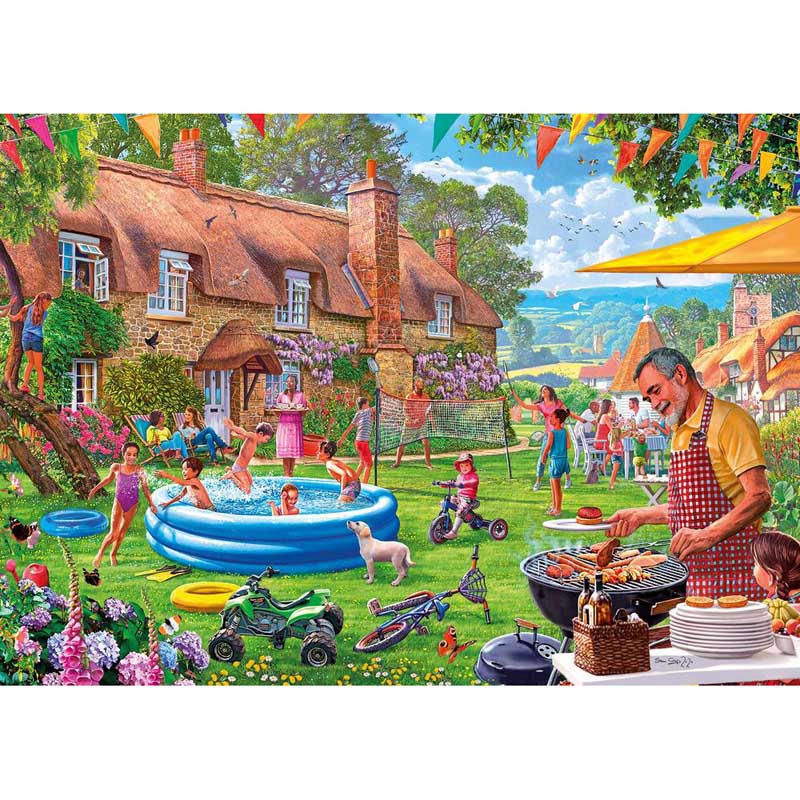 Gibson- Summer Days 1000 Piece Jigsaw Puzzle image 1
