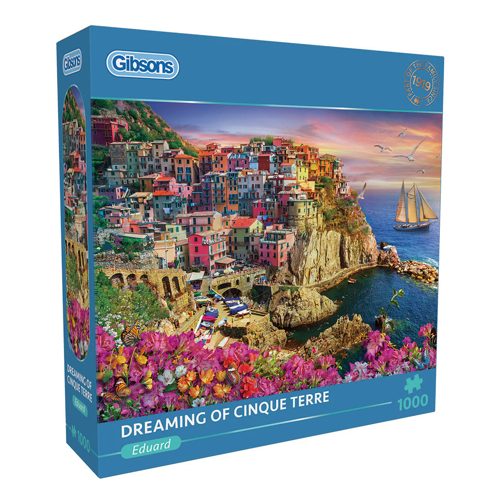 Gibson - Dreaming of Cinque Terre 1000 Piece Jigsaw Puzzle image 0
