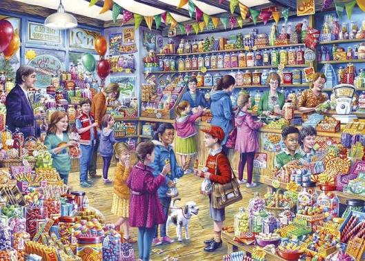 Gibson - The Old Sweet Shop 500XL Piece Jigsaw Puzzle