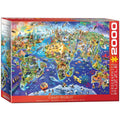 Eurographics - Crazy World 2000 Piece Jigsaw Puzzle image 0
