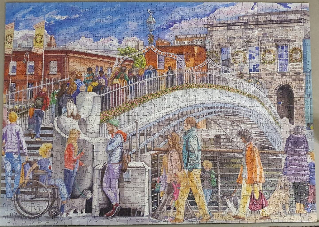 Gibson - Ha'Penny Bridge 1000 Piece Jigsaw Puzzle image 1