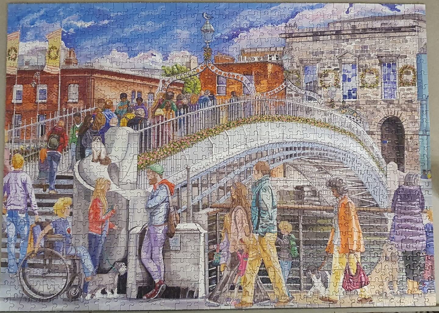 Gibson - Ha'Penny Bridge 1000 Piece Jigsaw Puzzle image 1