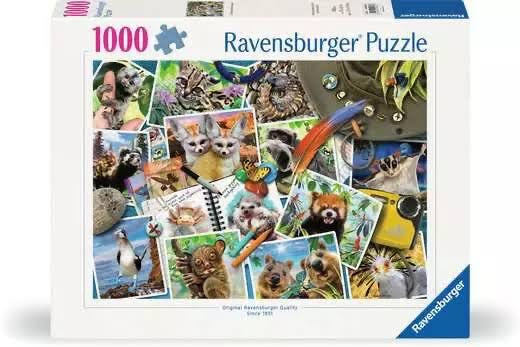 Ravensburger - A Travellers Animal Journey 1000 Piece Jigsaw Puzzle image 0