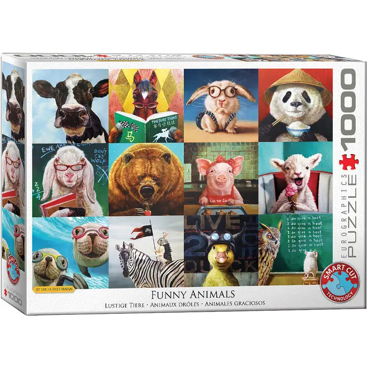 Eurographics - Funny Animals 1000 Piece Jigsaw Puzzle image 0