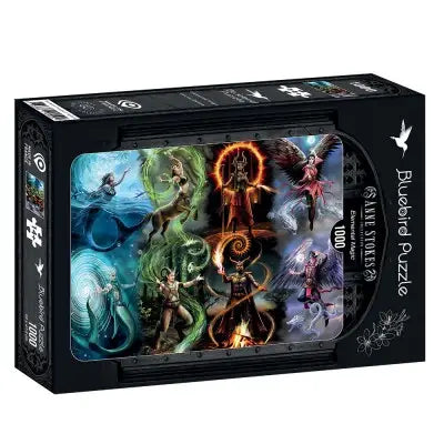 Bluebird - Anne Stokes, Elemental Magic 1000 Piece Jigsaw Puzzle image 0