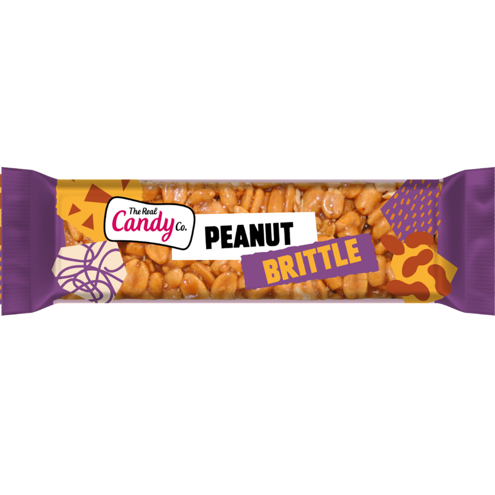 The Real Candy Co Peanut Brittle Bar - 100g