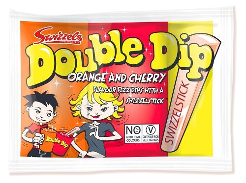 Swizzels Double Dip Orange & Cherry