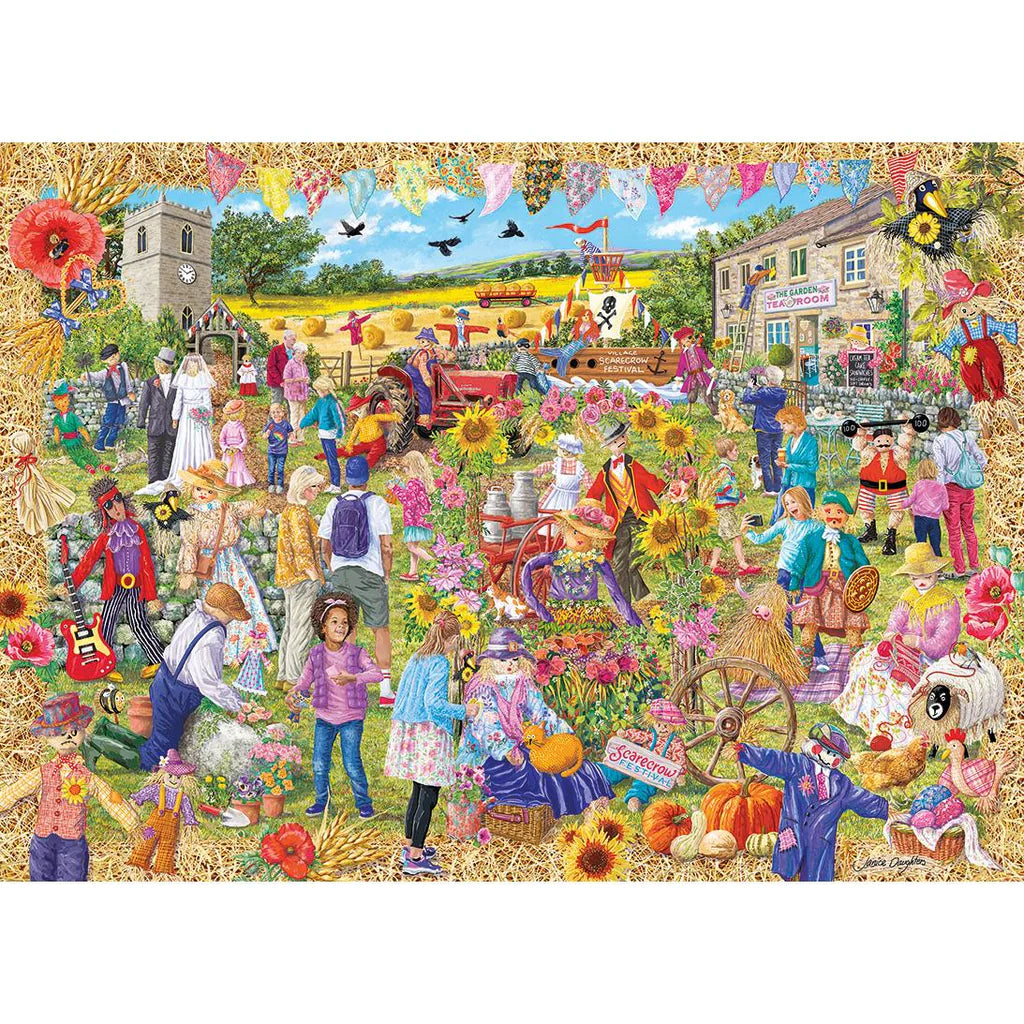 Gibsons - Scarecrow Festival 1000 Piece Jigsaw Puzzle