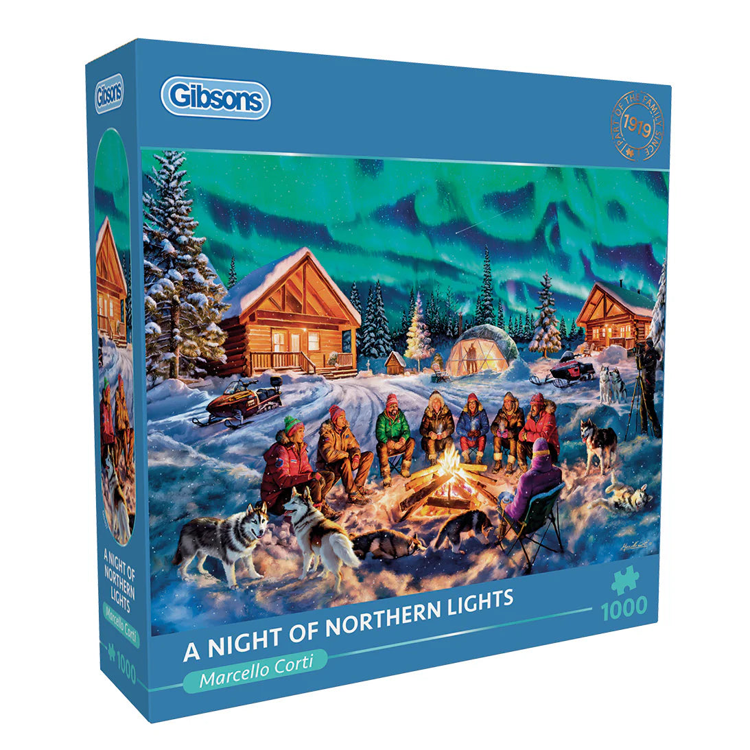 Gibson - A Night of Northern Lights 1000 Piece Jigsaw Puzzle image 0