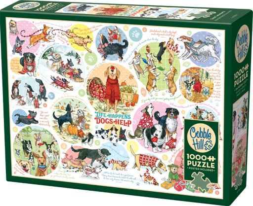 Cobble Hill - Dog Thoughts 1000 Piece Jigsaw Puzzle