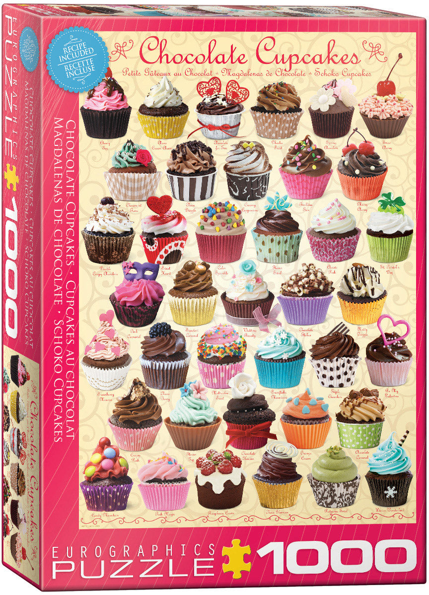 Eurographics - Chocolate Cupcakes 1000 Piece Jigsaw Puzzle