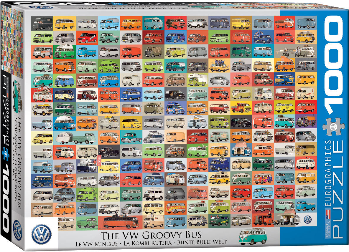 Eurographics - VW Groovy Bus 1000 Piece Jigsaw Puzzle