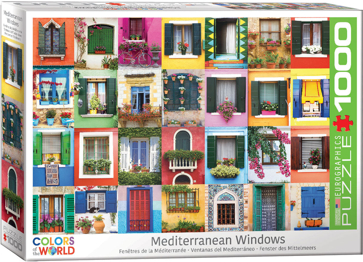 Eurographics - Medittarion Windows 1000 Piece Jigsaw Puzzle
