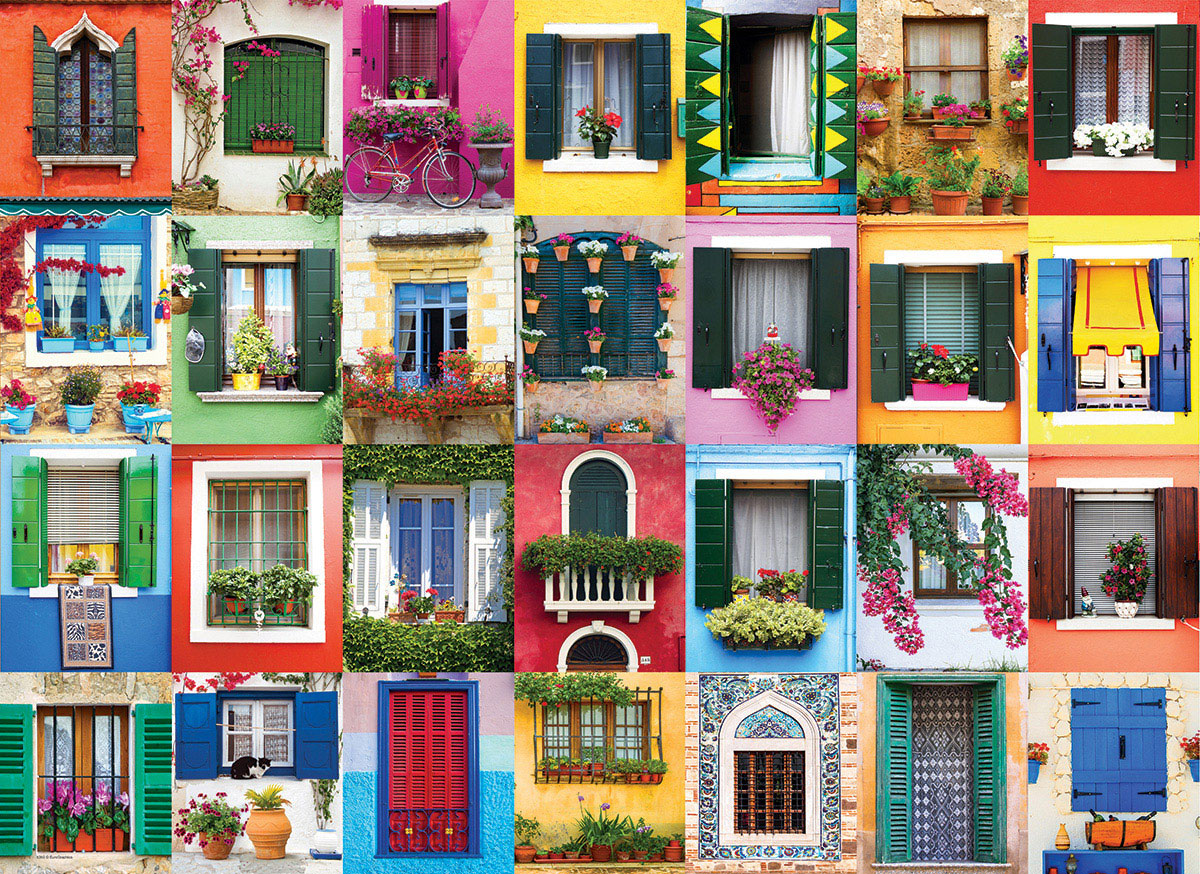 Eurographics - Medittarion Windows 1000 Piece Jigsaw Puzzle