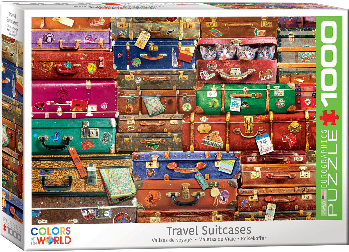 Eurographics - Travel Suitcases 1000 Piece Jigsaw Puzzle
