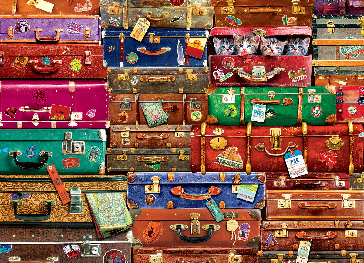 Eurographics - Travel Suitcases 1000 Piece Jigsaw Puzzle