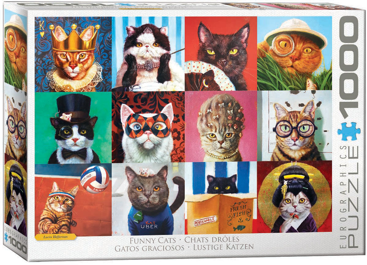 Eurographics - Funny Cats 1000 Piece Jigsaw Puzzle