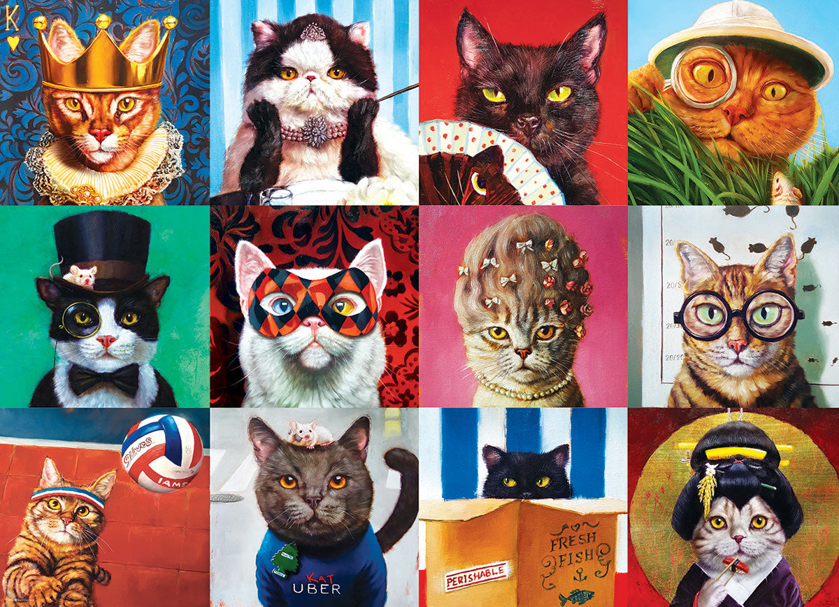 Eurographics - Funny Cats 1000 Piece Jigsaw Puzzle